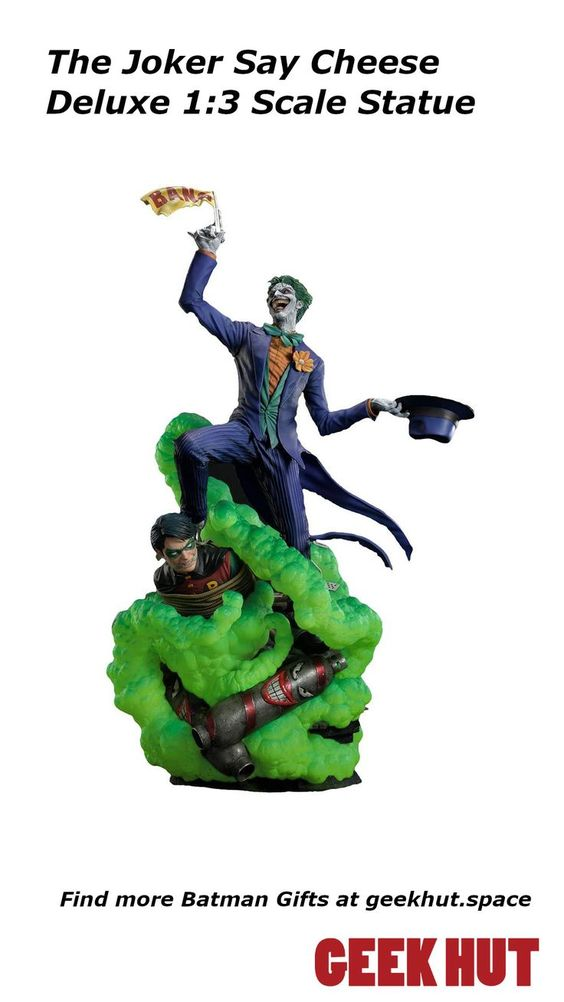 The Joker Say Cheese Deluxe 1:3 Scale Statue - Batman Gifts for Adults
